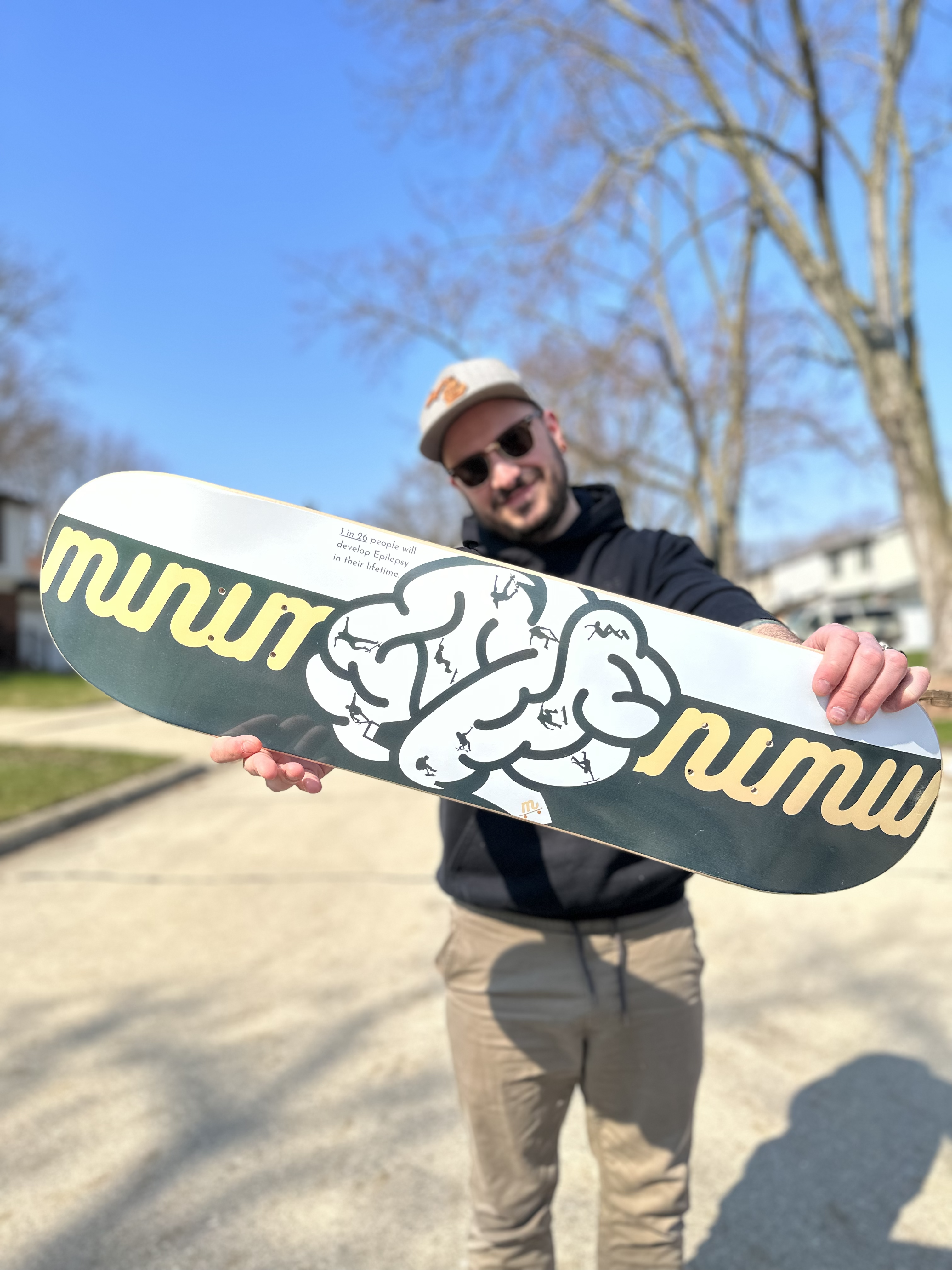 A skateboard about Epilepsy